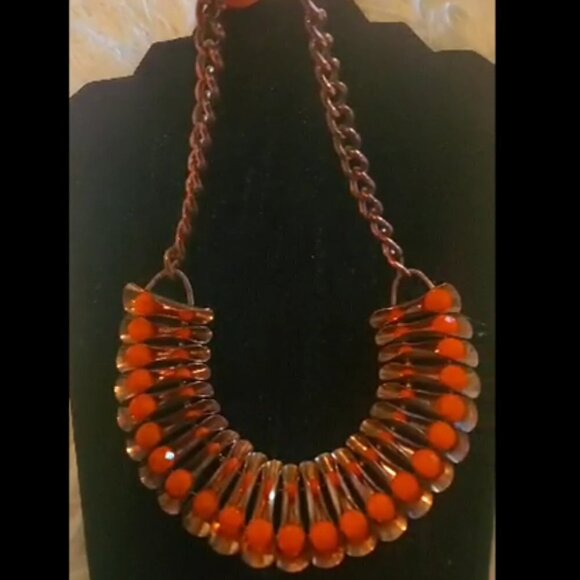 ✨Dangling Crystals Chain Necklace.🌴 - Picture 1 of 4